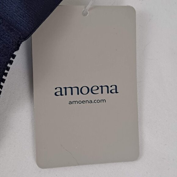 Amoena Nancy SB US Size 46G Navy Blue Lace Detail Adj Straps Back Closure NWT - Picture 12 of 13